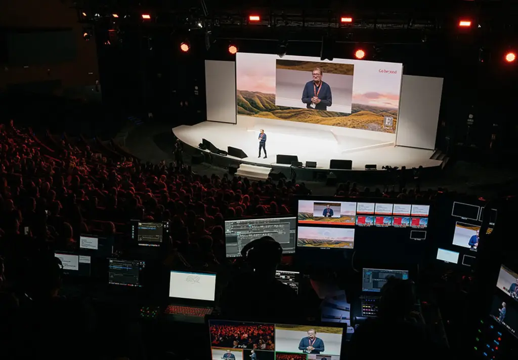 Evento corporativo producción audiovisual