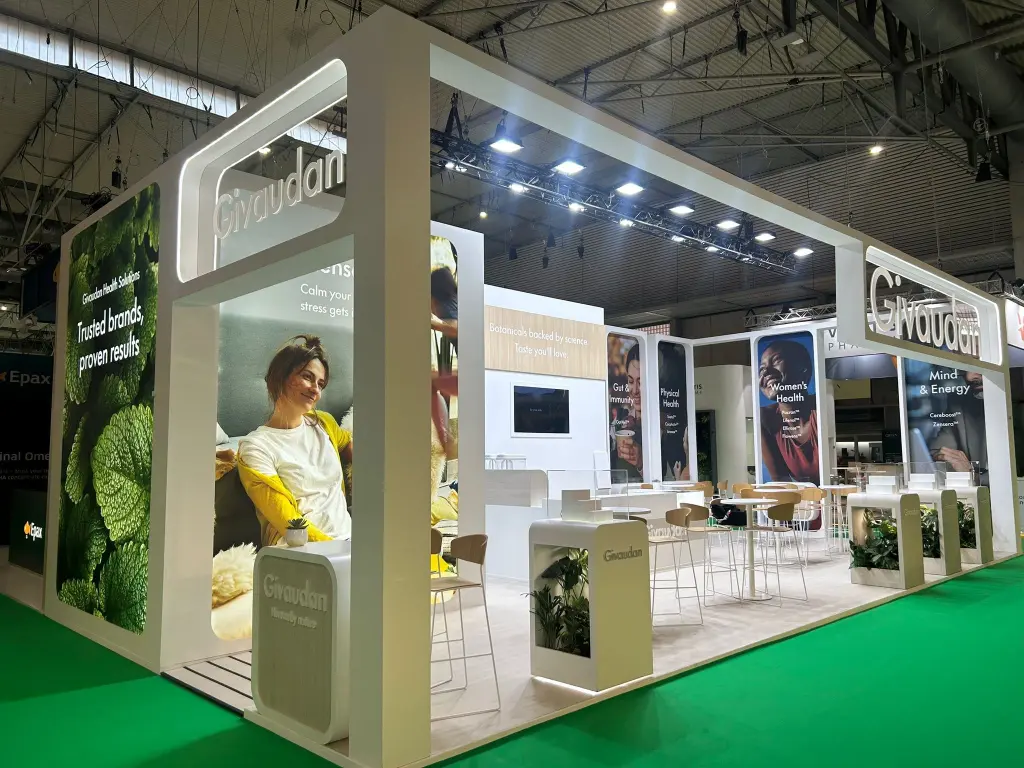 Stand de Givaudan en feria internacional de negocios. 4