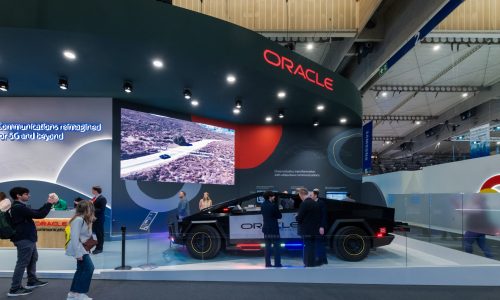 Stand de Oracle durante Mobile World Congress 2