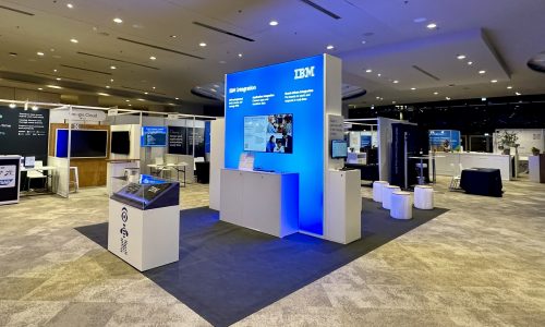 Stand de IBM en feria internacional de negocios 4